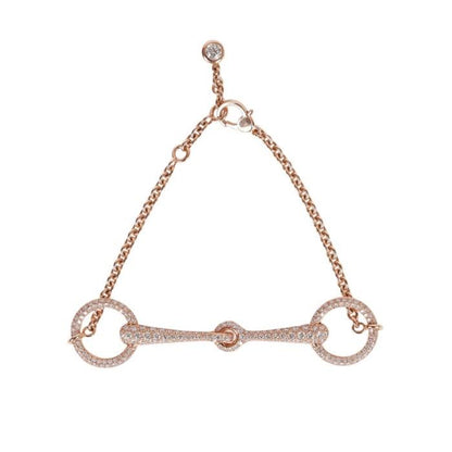 Diamond bracelet 18k rose gold HM- Diamond jewelry