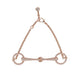 Diamond bracelet 18k rose gold HM- Diamond jewelry