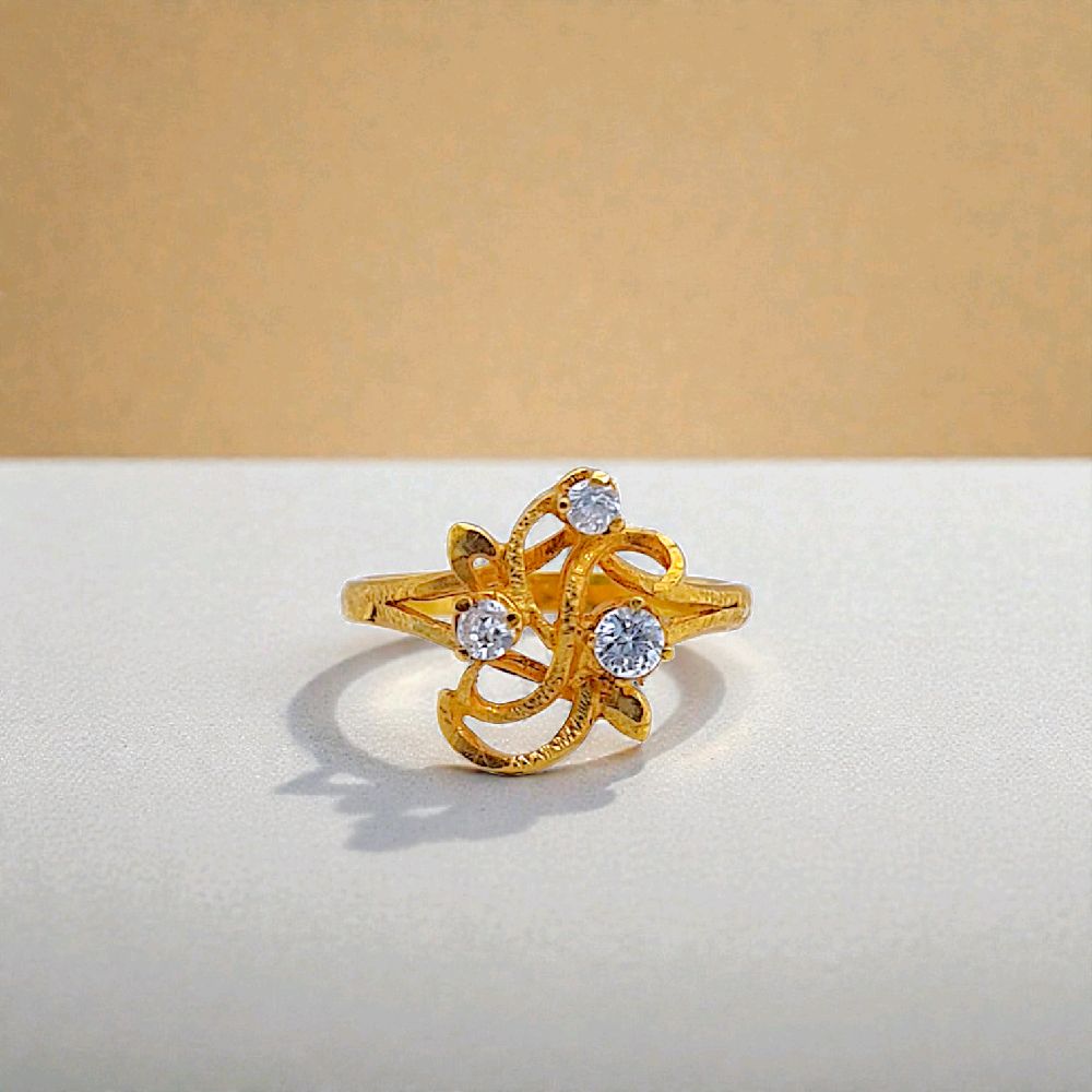 Flower Gold Ring 23K / Cincin Emas Bunga 23K / 138CMSWP3