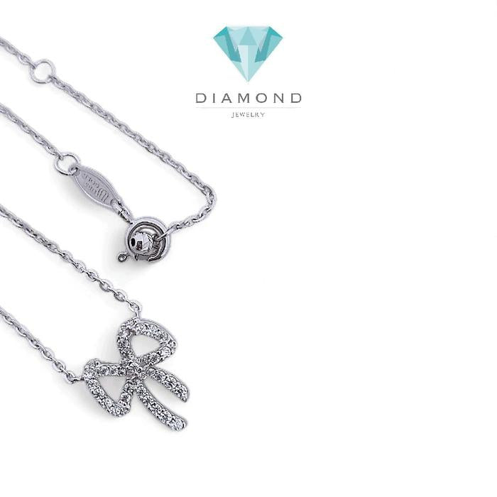 Tape Necklace / Diamond Jewelry 416KMS239LS