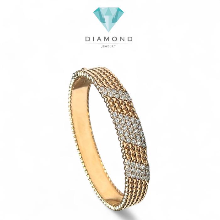 Perlee Bangle 18K-Diamond Jewelry-2GBD32406DM-HT