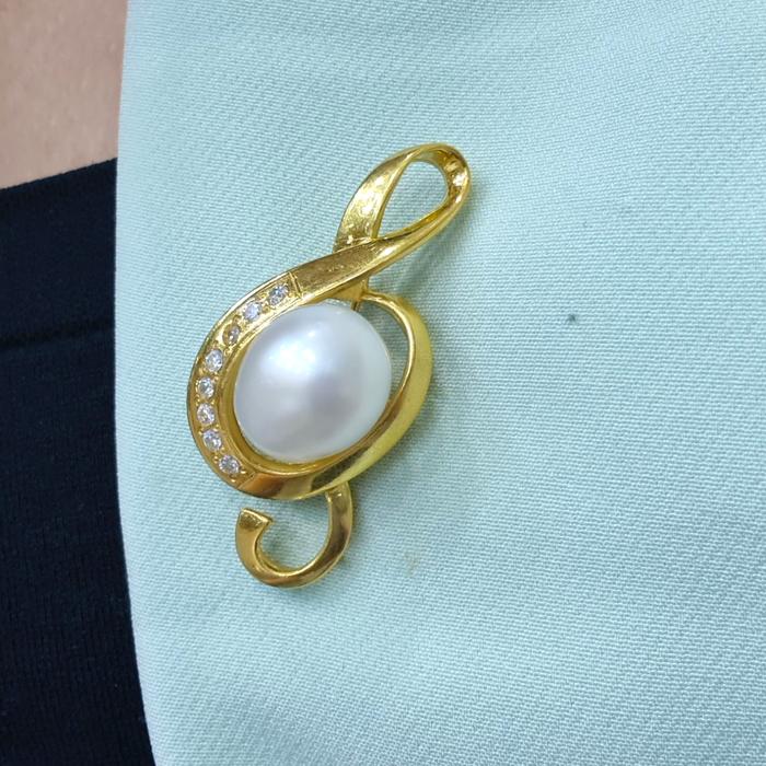 Bros Melody Mas Mutiara 23K-Diamond Jewelry