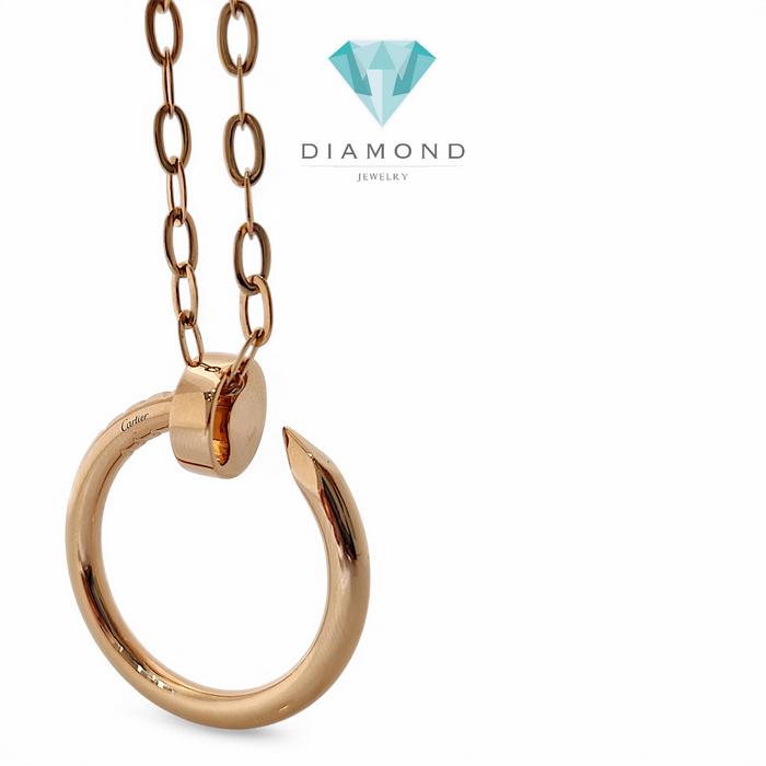 Juste Un Clou Necklace 18K / Diamond Jewelry-379KBD2874RY-HT