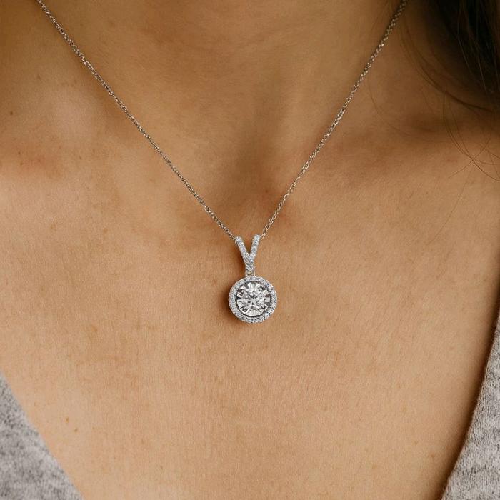 Pendant Hello Diamond 18K / Liontin Berlian Hello 18K / Diamond Jewelry 396LB800LS-HT
