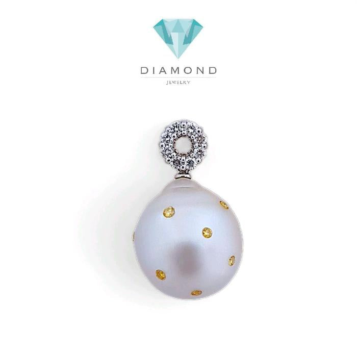 Liontin White Pearl Diamond 18K / Diamond Jewelry 2LMGT1400WP