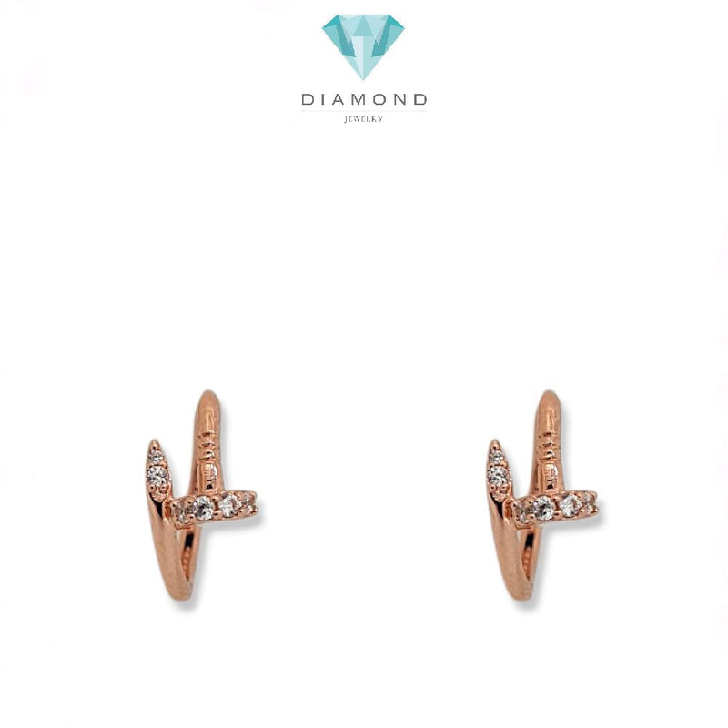 Nail Clip Gold Earings 17K / Anting Emas Klip Paku 17K / Diamond Jewelry / 432AMS157LS
