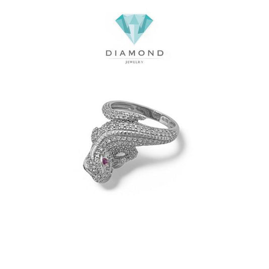 Cincin Mas Model Cicak 18K-Diamond Jewelry