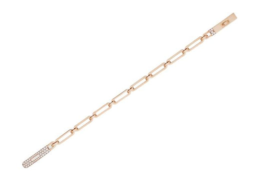 Kelly chain diamond choker/bracelet 18k Rose gold- Diamond Jewelr