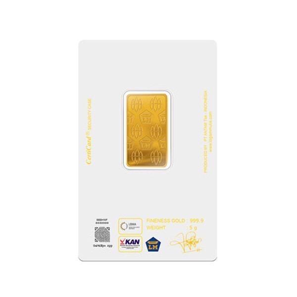 Logam mulia antam 5 gr press terbaru bersetifikat - Diamond Jewelry