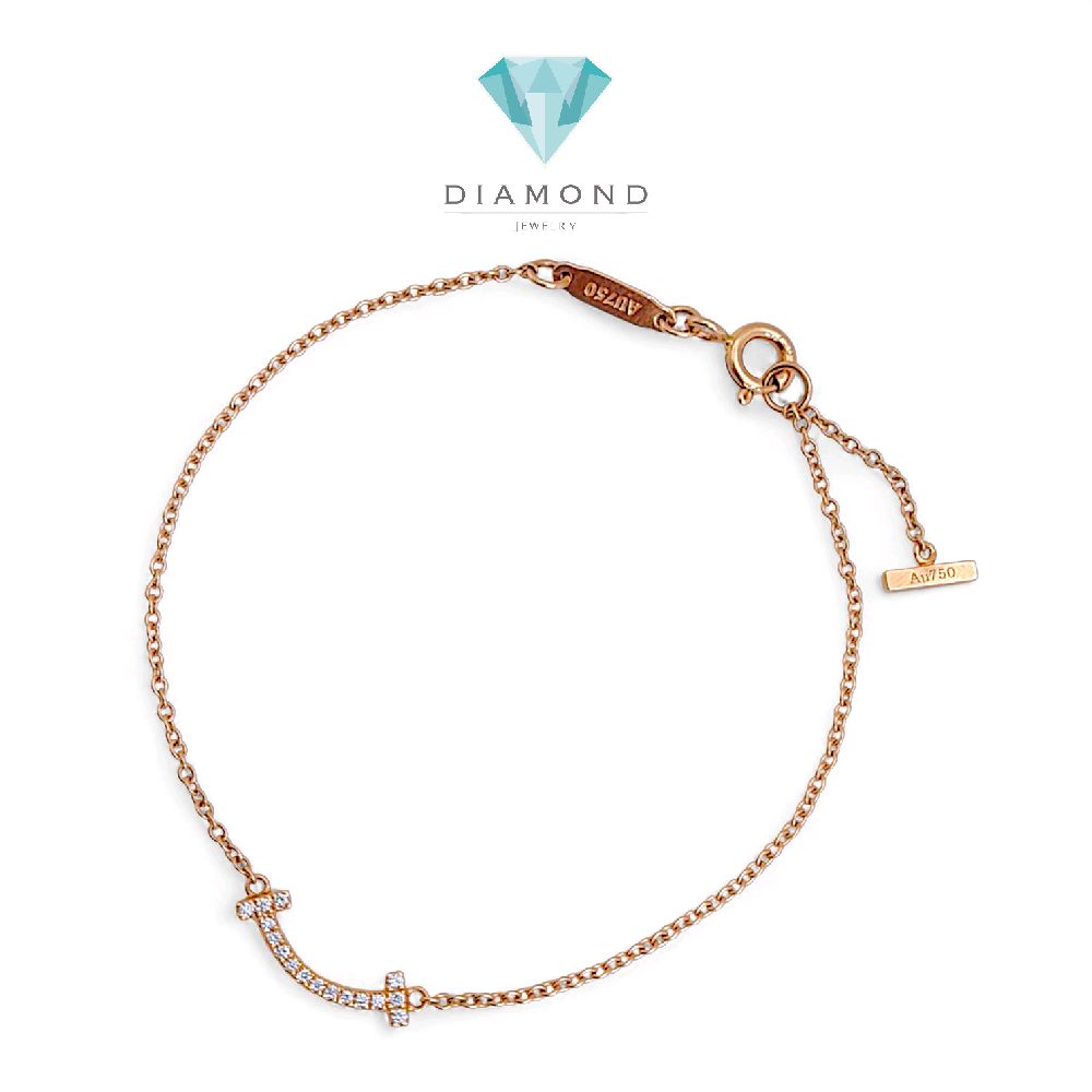 Smile Diamond Bracelet 18K / Gelang Berlian Seyum 18K / Diamond Jewelry 154GBD26000AB - HT
