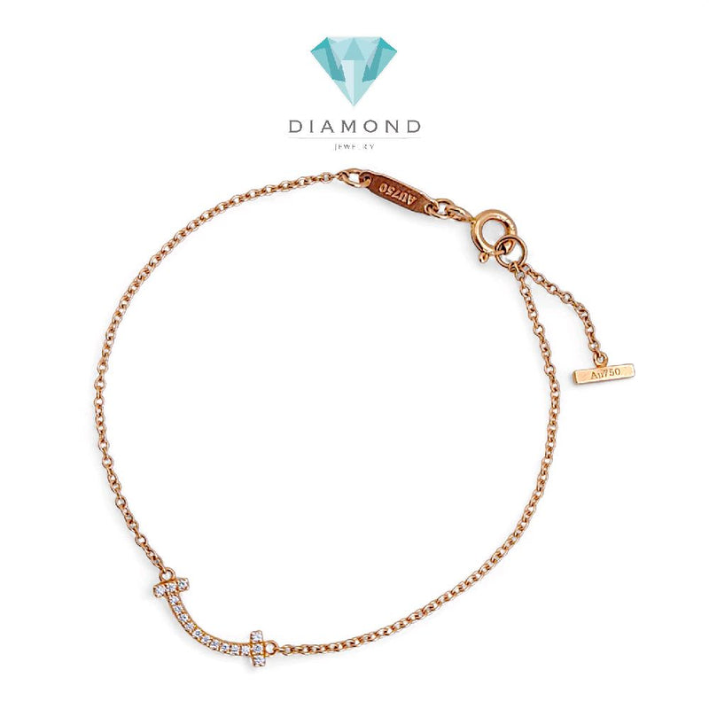 Smile Diamond Bracelet 18K / Gelang Berlian Seyum 18K / Diamond Jewelry 154GBD26000AB - HT