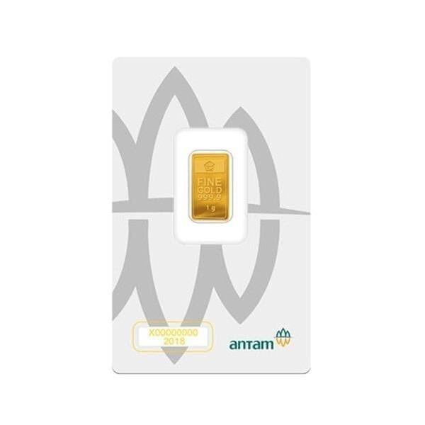 LOGAM MULIA ANTAM 1 GRAM KEMASAN PRESS TERBARU BERSETIFIKAT