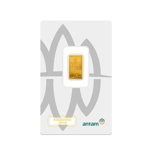 LOGAM MULIA ANTAM 1 GRAM KEMASAN PRESS TERBARU BERSETIFIKAT