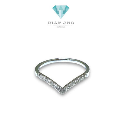 V Tennis Diamond Ring / Diamond Jewerly