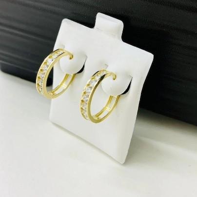 Gold Klip Earring 18K Diamond Jewelry