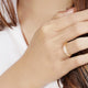 Cincin strip emas 23K couple/single Diamond Jewelry