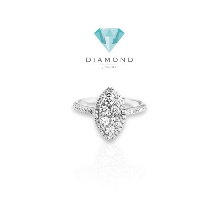 Cincin berlian marqis/ Diamond Marqis Ring/Cincin berlian wanita marqis - 18K-Diamond Jewelry