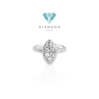 Cincin berlian marqis/ Diamond Marqis Ring/Cincin berlian wanita marqis - 18K-Diamond Jewelry