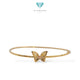 Butterfly Gold bangle Brecelet 16K / Gelang Emas Kupu-Kupu 16K/ 464GMS333LS