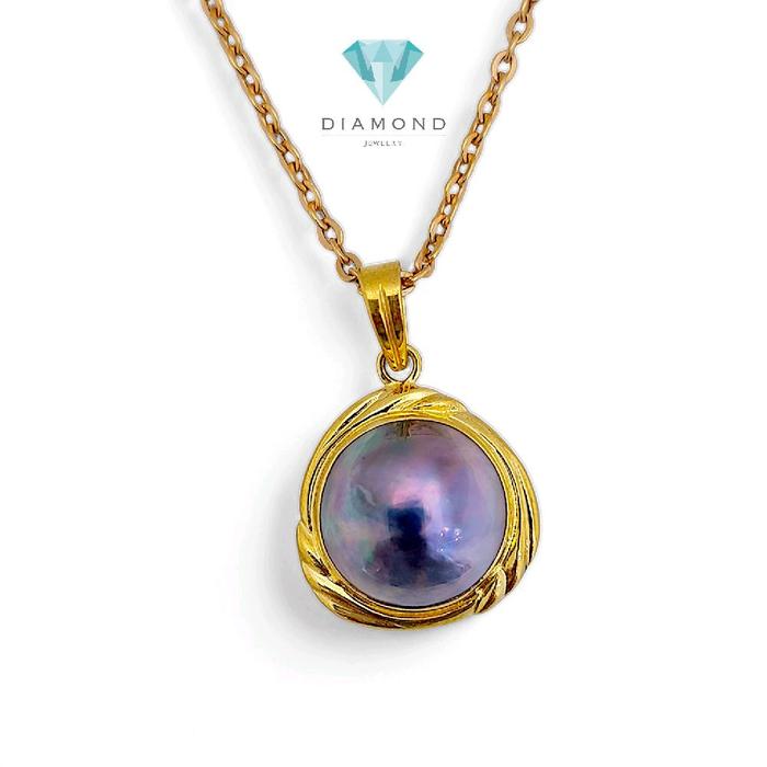 Liontin Black Pearl 18K / Diamond Jewelry 281LM407LS
