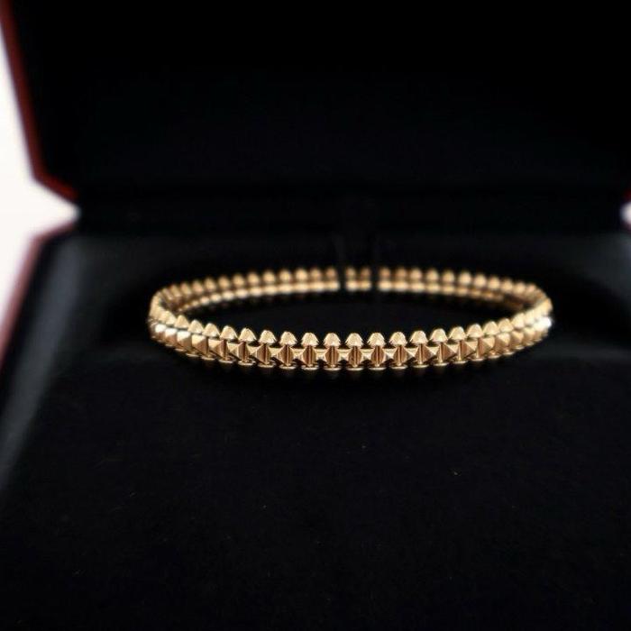 Gold Bangle Clash 18k/ Gelang Emas Clash Rose Gold 18k /Gelang Emas Modern Rose Gold - 512GBD18600LS