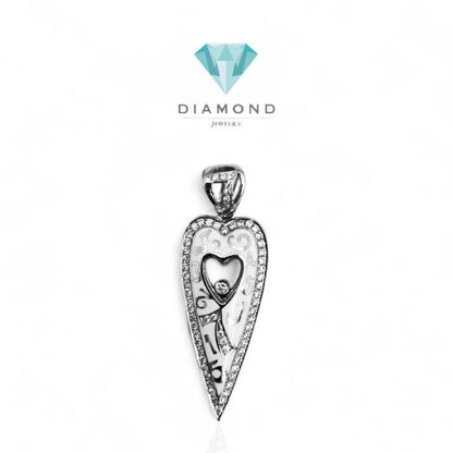 Liontin Frank Muller White Gold Ceramic Berlian 18K/ Diamond Ceramic Pendant Frank Muller- Diamond Jewelry-24LBM1264WPLS-HT
