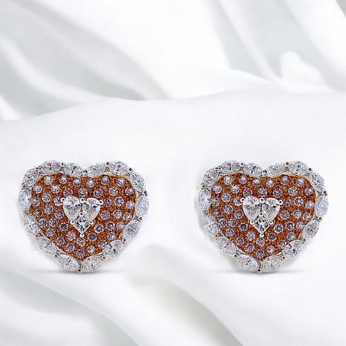 Love Diamond Earring 18K / Diamond Jewelry