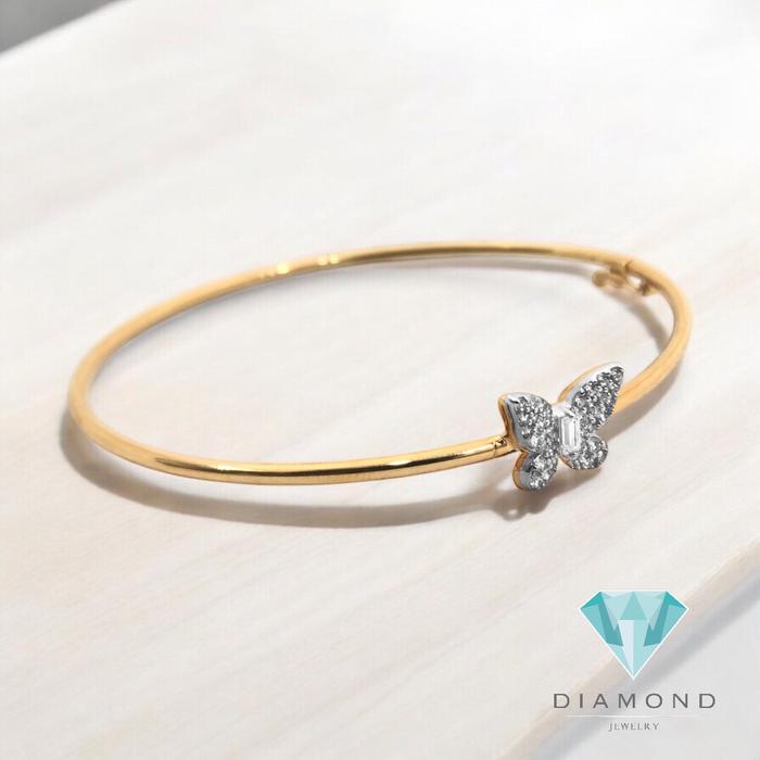 Gelang Emas Model Kupu-Kupu 700K-Diamond Jewelry-426GMS339LS-HT