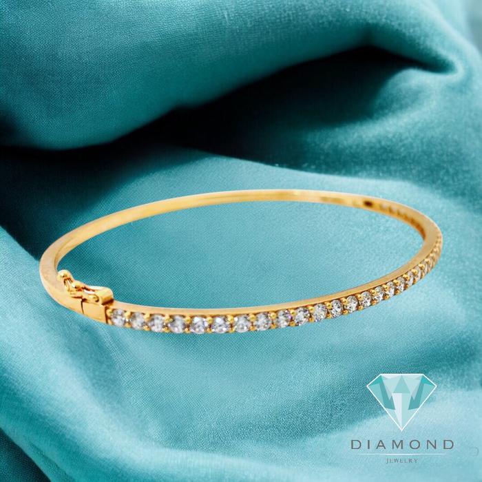 Gelang Emas Bangle Listring Tennis 700K Diamond Jewelry-178GMSLS-HT