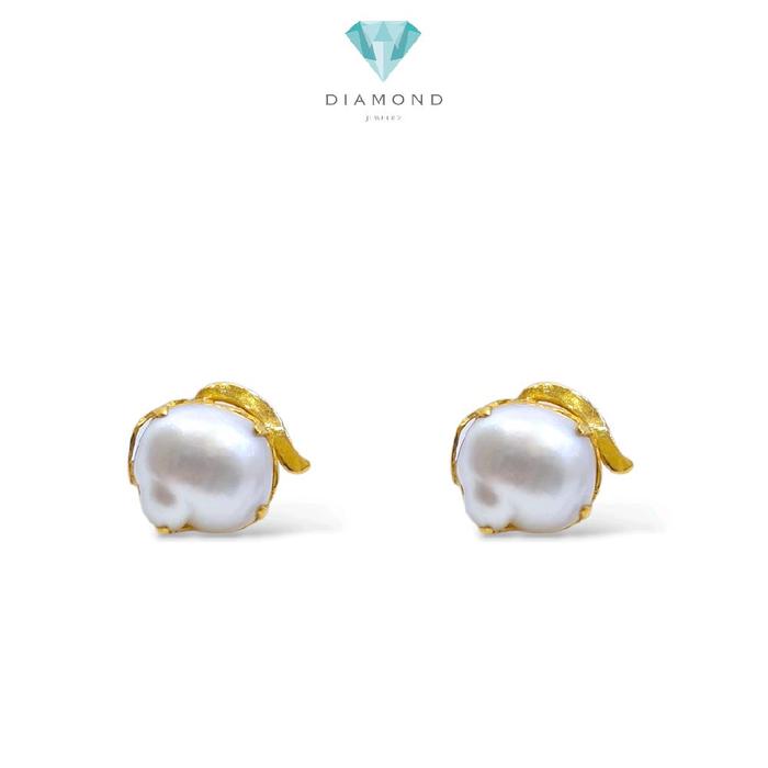 Apple Gold Earrings 23K / Anting Emas Apel 23K / Diamond Jewelry / 18AM6WP