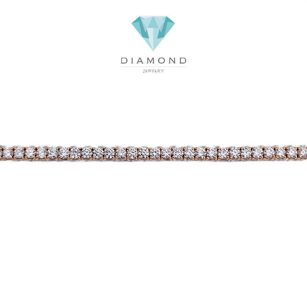 Tennis Diamond Bracelet 18K / Gelang Berlian Tennis 18K / Diamond Jewelry - 3GB4900PGK