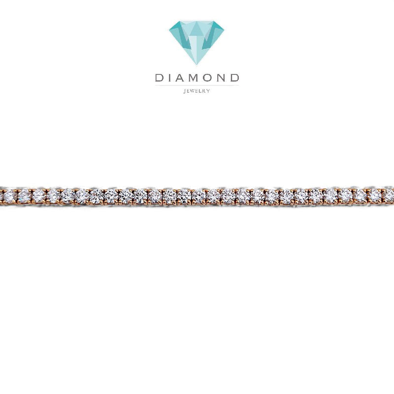 Tennis Diamond Bracelet 18K / Gelang Berlian Tennis 18K / Diamond Jewelry - 3GB4900PGK
