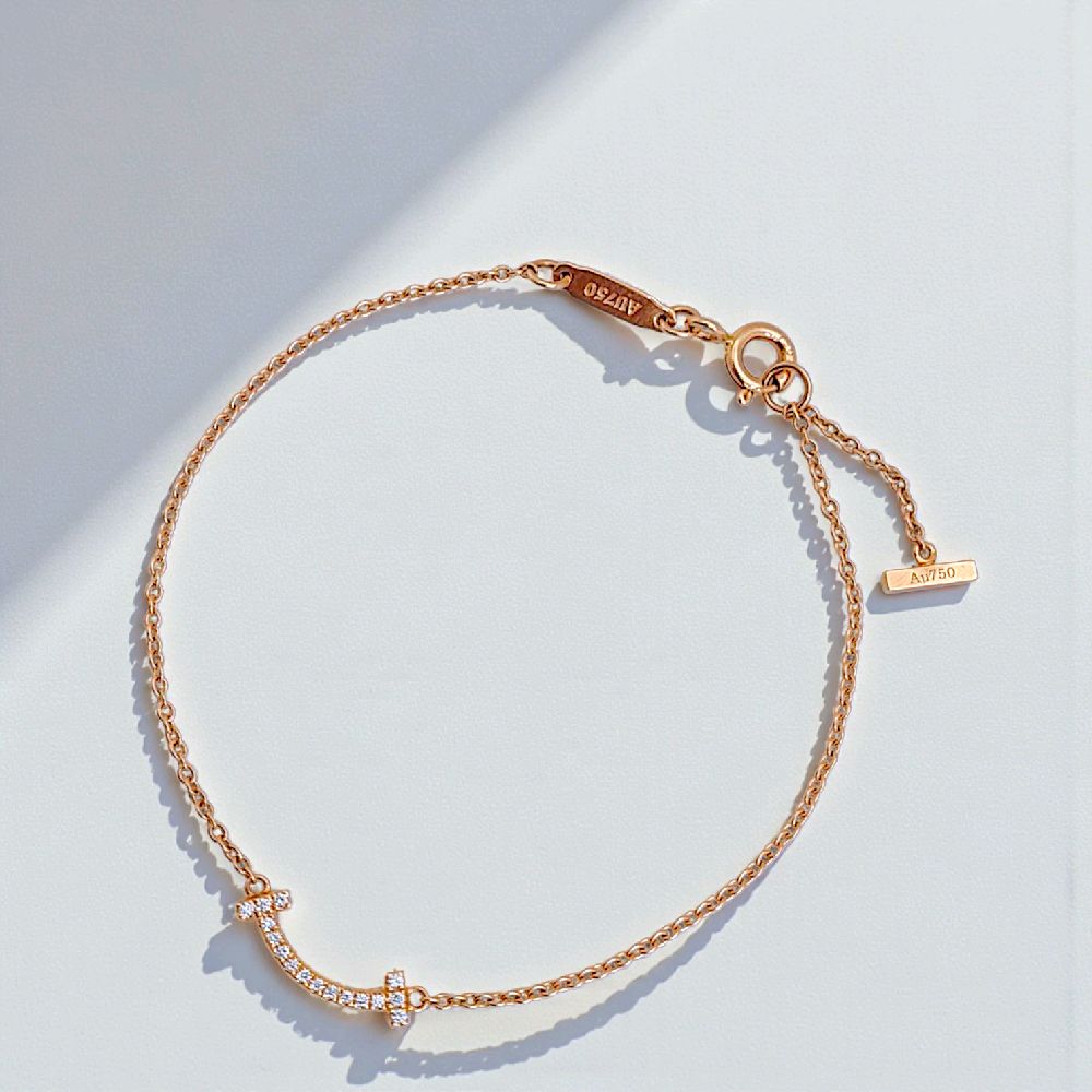 Smile Diamond Bracelet 18K / Gelang Berlian Seyum 18K / Diamond Jewelry 154GBD26000AB - HT