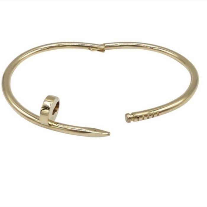 Gelang paku nail juste 18k gold-Diamond Jewelry