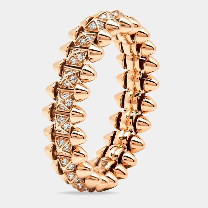 clash Diamond 18 K ring Diamond Jewelry-HT