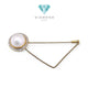 Clip Pearl Diamond /Bros baju jilbab 18K / Diamond Jewelry