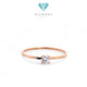 Ulir Solitaire Gold Ring 17K / Cincin Emas Solitaire Motif Ulir 17K / Diamond Jewelry / 436CMSO85LS