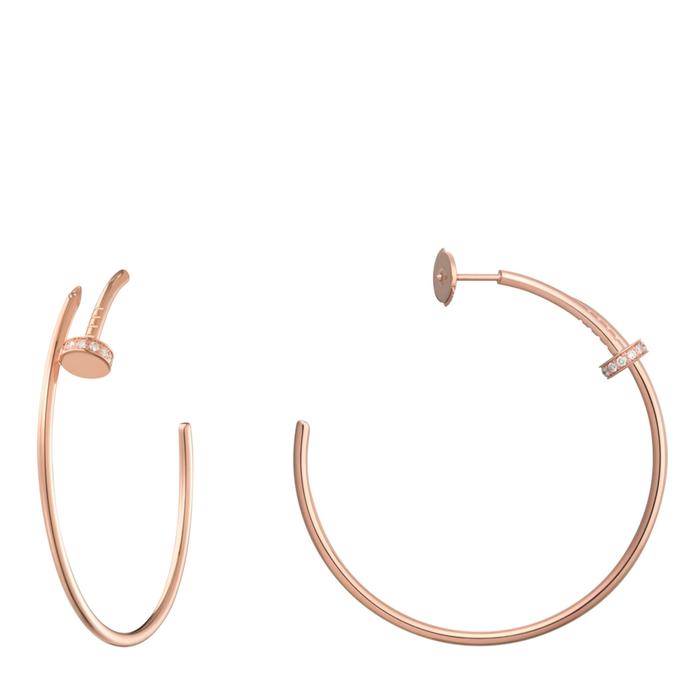 Nail diamond Earring paku 18K Gold- Diamond Jewelry- anting paku emas berlian 18k