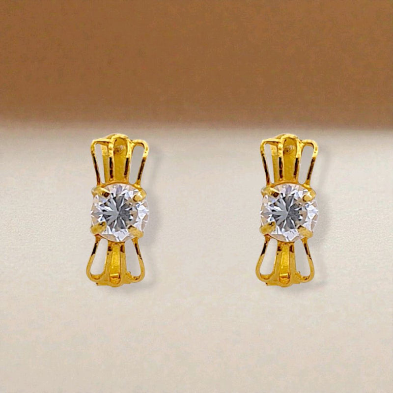 Ribbon Gold Earring 23K / Anting Pita Emas 23K / 313AMSWP2