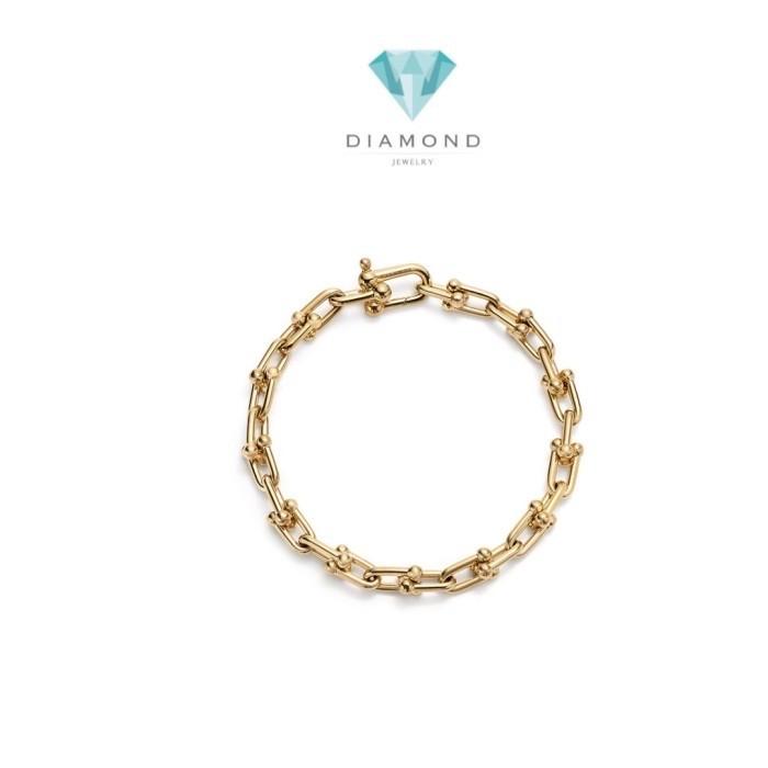 Medium hardware chain 18 K rose gold Diamond Jewelry