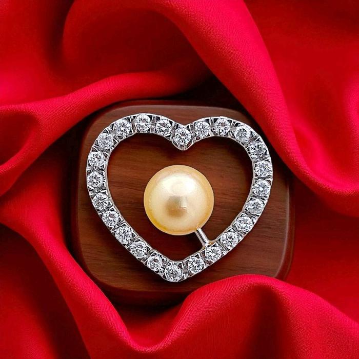 Liontin Love Pearl Diamond 18K / Diamond Jewelry 1LMGT5100WP-(1100HT)
