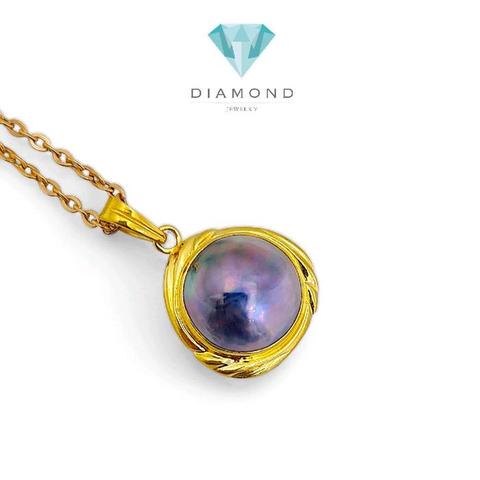 Liontin Black Pearl 18K / Diamond Jewelry 281LM407LS