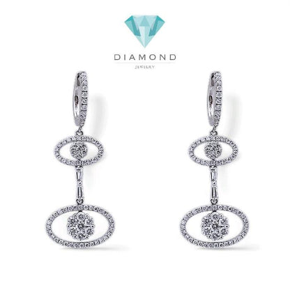 Eclipse Diamond Earring 18K / Diamond Jewelry