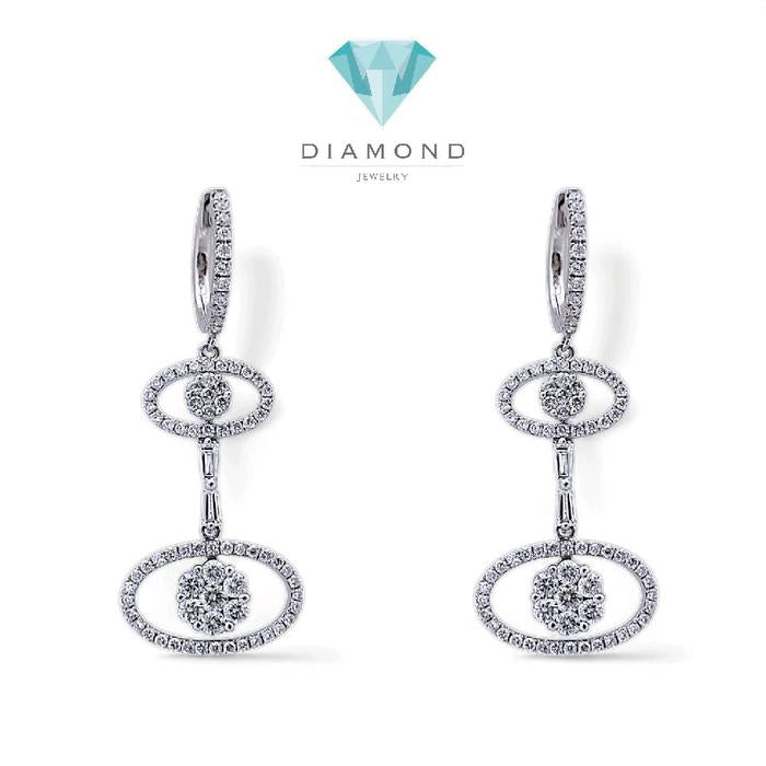 Eclipse Diamond Earring 18K / Diamond Jewelry