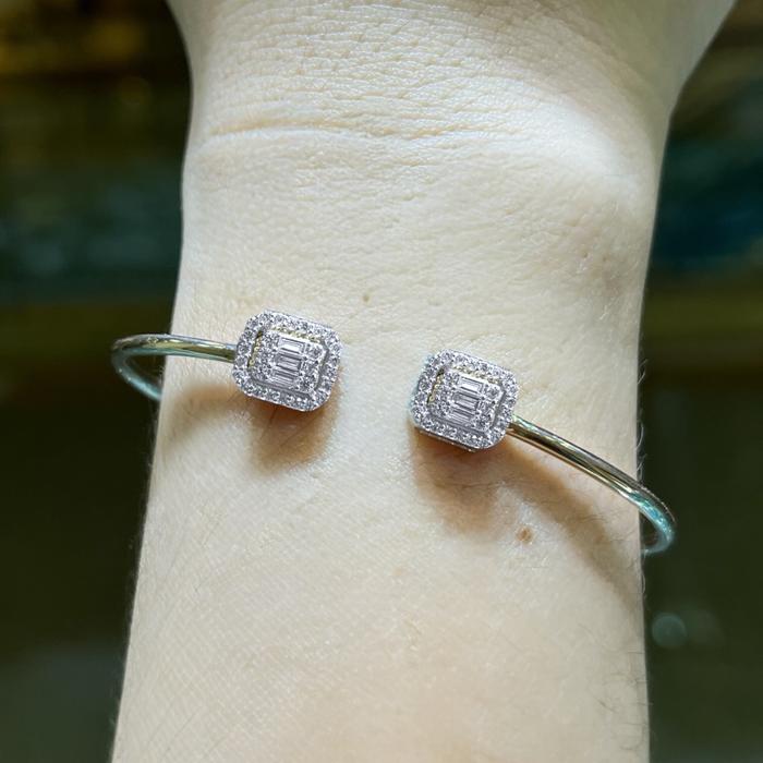 Gelang Berlian double baguette 18K / Diamond Jewelry