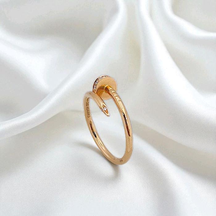 Small Nail Diamond Ring 18K / Cincin Paku Kecil 18K / Diamond Jewelry 352CBD5000RY