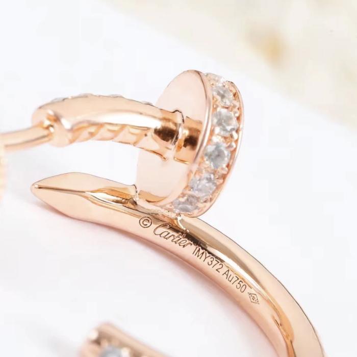 Pave diamond just earring paku anting diamond 18k -Diamond jewelry