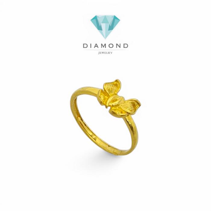 Cincin Mas Butterfly 24K-Diamond Jewelry