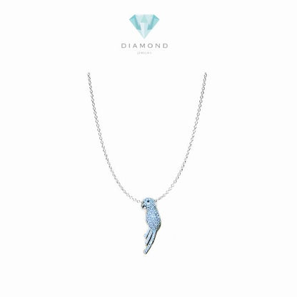 Bird Fauna diamond necklace white gold 18K Diamond Jewelry