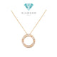 Love Diamond crt pendant 18k gold-Diamond Jewelry